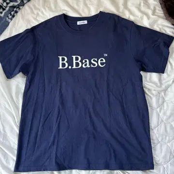 B.BASE 티셔츠 네이비 L broken base