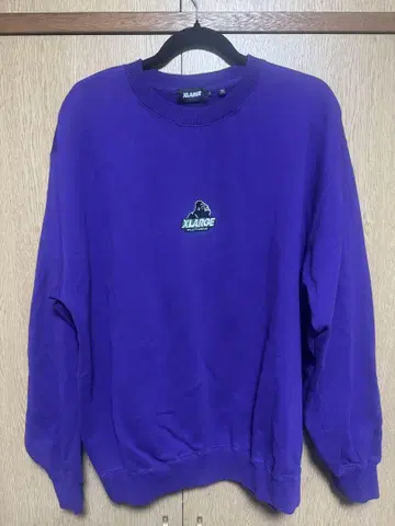 XLARGE 보라색 트레이닝복