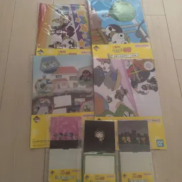 개구리 중사 케로로 제일복권 i상 문구 세트 7종