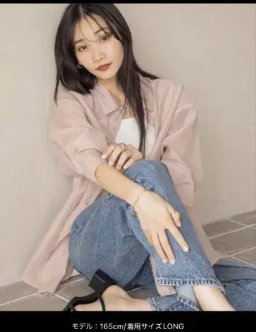 LOWRYS FARM 로리즈팜 시어 셔츠 여성용 핑크