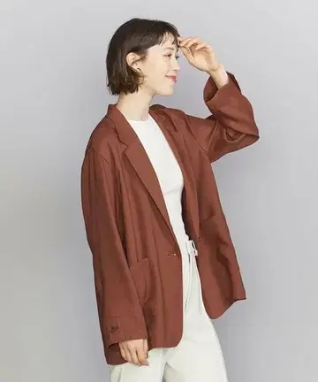 UNITED ARROWS 린넨 혼방 자켓