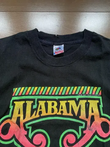 ALABAMA 앨라배마 밴딩 티셔츠 USA제 빈티지 90년대 80년대