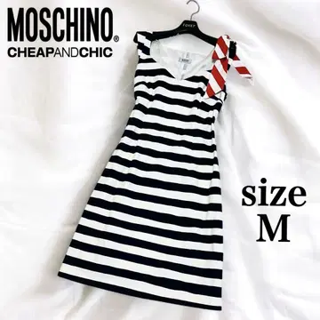 컨디션 최상 모스키노 CHEAPANDCHIC 슬리브리스 원피스