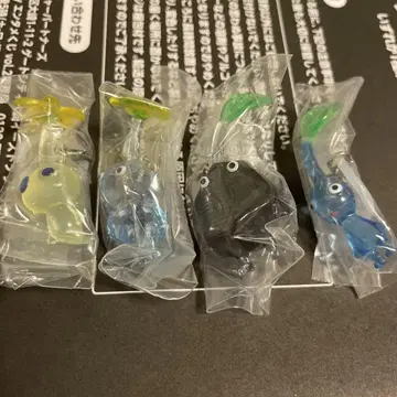 피크민 메지루시 액세서리 가챠 4종 세트