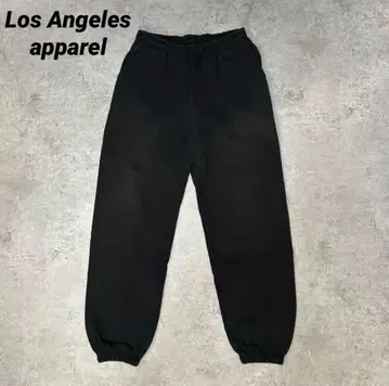 Los Angeles Apparel 14oz 블랙 스웨트 팬츠 M