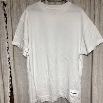 JIL SANDER 질 샌더 남성용 반팔 티셔츠 화이트