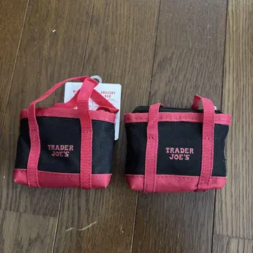 TRADER JOE'S 미니 토트백 2개 세트