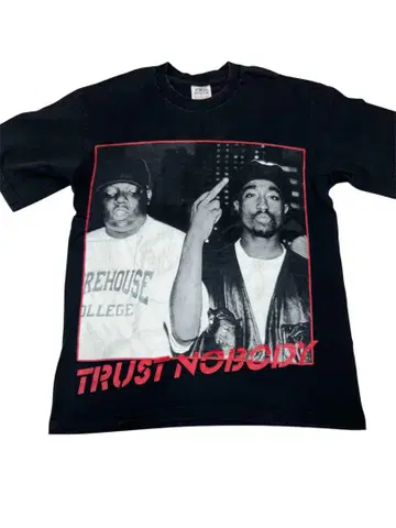 2pac 티셔츠 빈티지 노트 리어스 BIG 비기 90s