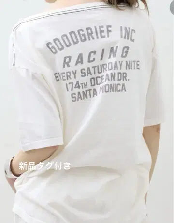 새상품 GOOD GRIEF!/굿 그리프 PRINTED OVER TEE