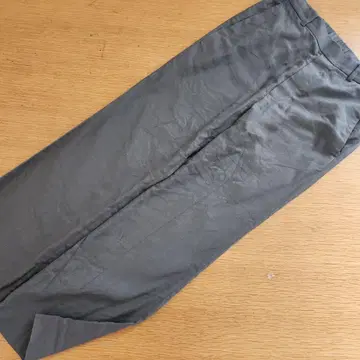플라주 팬츠 면 린넨
