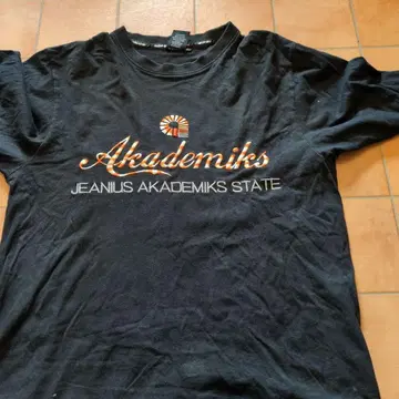 akademiks 롱 티셔츠 힙합 B계