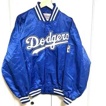 MLB 로스앤젤레스 다저스 새틴 자켓 충전솜 없음 L 사이즈