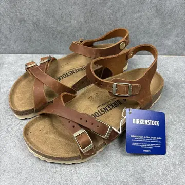 BIRKENSTOCK Kumba 쿠바 오일드 가죽 샌들 35