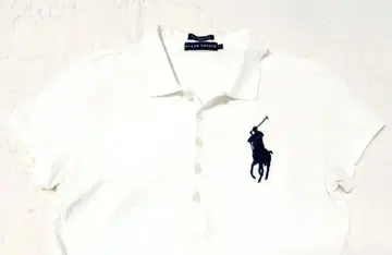 Ralph Lauren The Skinny 폴로 화이트 빅 포니 반팔