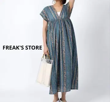 FREAK'S STORE 인도 보일 스트라이프 원피스