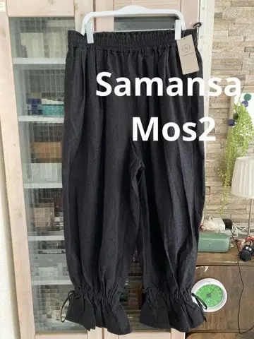 Samansa Mos2 사만사 모스모스 밑단 리본 팬츠