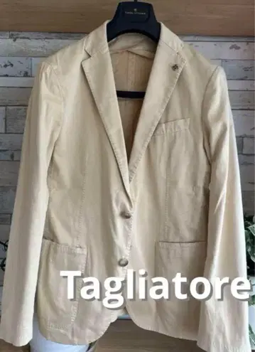Tagliatore 딸리아또레 코튼 테일러드 자켓 도서 절단 깃털