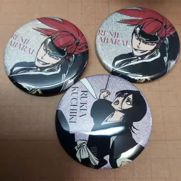 후목 루키아 아사노이 렌지 캔뱃지 BLEACH 블리치