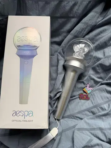 aespa 공식 팬 라이트 실버 닌닌 세트