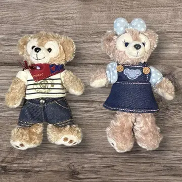 닷피 셰리 메이 봉제 인형 배지 데님
