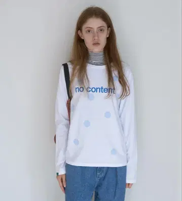 no content 긴팔 티셔츠