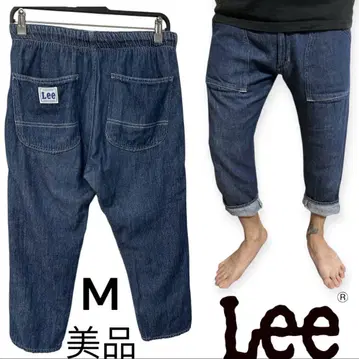 새상품급 Lee 베이커 이지 팬츠 데님풍 맨투맨 얇은 소재 M