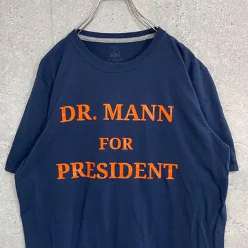 러셀 애슬레틱 Dr.MANN PRESIDENT 프린트 티셔츠 L