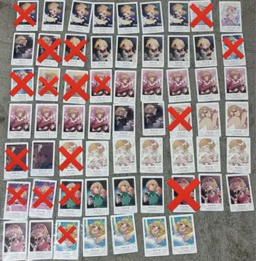 HoneyWorks mona 폴라로이드풍 트레이딩 카드 캔뱃지