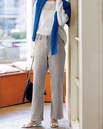 UNFILO 안피로 발수 테이퍼드 데님 스트레치 데님 팬츠
