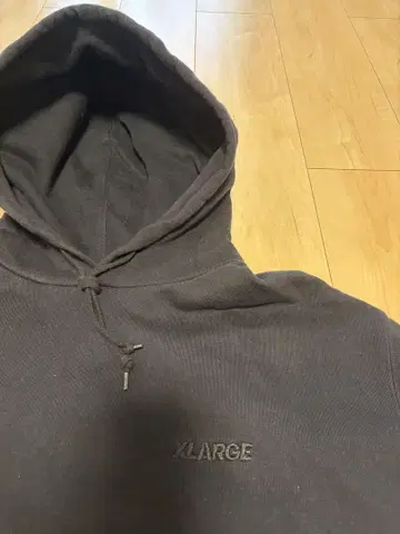 XLARGE 블랙 후드티