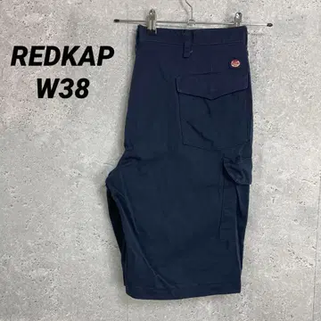RED KAP 카고 팬츠 하프 팬츠 네이비 W38 구제 의류