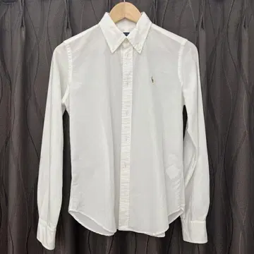 Ralph Lauren 여성용 화이트 코튼 셔츠