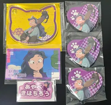 닌자 타마 아크릴 코스터 하트 캔뱃지 스티커 알루미늄 키링 아야베