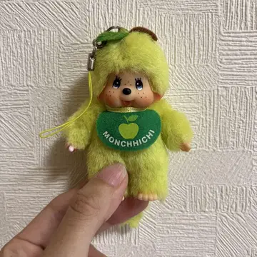 신슈 한정판 파랑 사과 몬치치 스트랩 마스코트