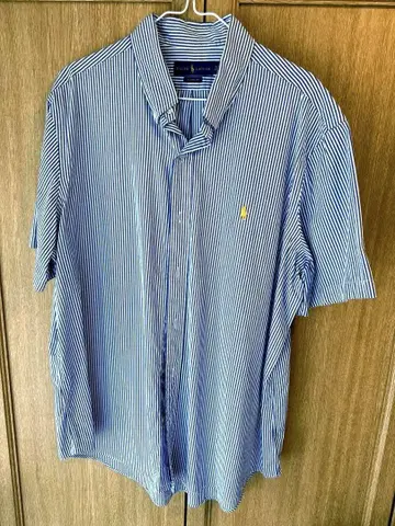 Ralph Lauren 반팔 셔츠 XL 스트라이프