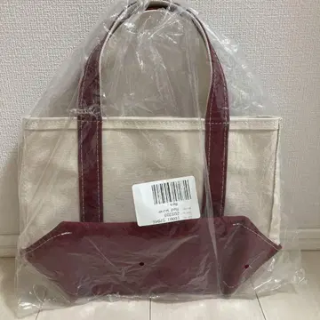 엘엘빈 레드 와인 토트백 캔버스