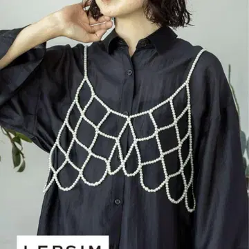 LEPSIM 비즈 뷔스티에 펄 뷔스티에