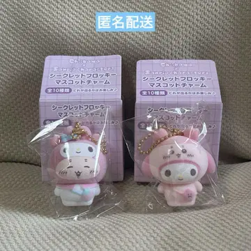 치이카와 산리오 플로키 마스코트 차 헌책방 마이멜로디 세트