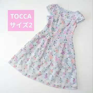 TOCCA 반팔 원피스 꽃무늬 사이즈 2