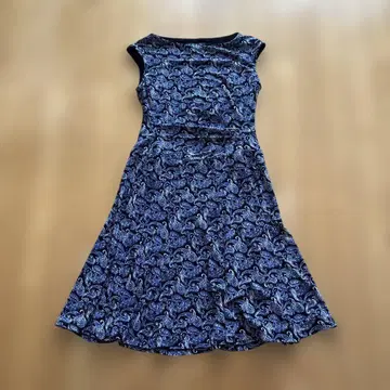 LAUREN Ralph Lauren 페이즐리 무늬 슬리브리스 드레스