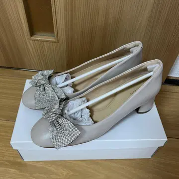 천연 가죽 펌프스 23.5cm