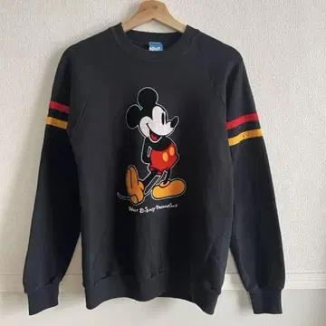 90s 미키마우스 프린트 맨투맨 M