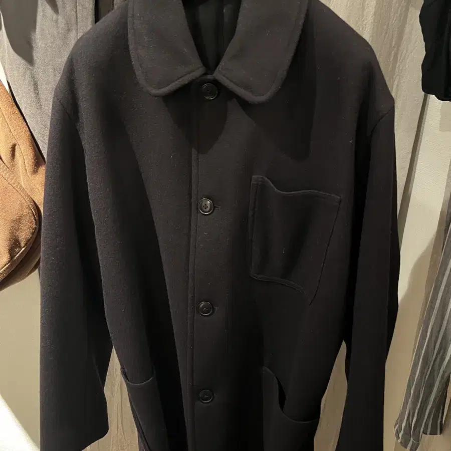 ジャケット・アウター COMOLI WOOL CASHMERE MILITARY COAT 3 WOOL CASHMERE MILITARY COAT – ABOUT