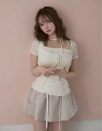 앤드메리 클레어 세트 톱 아이보리