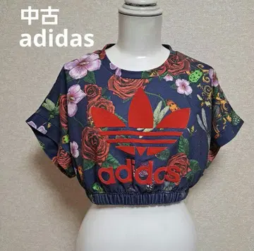 (중고) 곤충 패턴 아디다스 상의