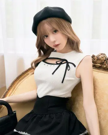 미셸 마카롱 프론트 오픈 탑 프리 사이즈