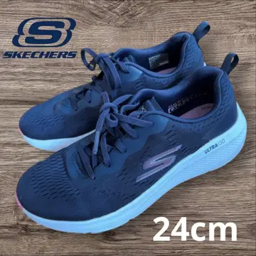 스케쳐스 SKECHERS GO RUN 24cm 여성용 네이비