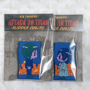 진격의 거인 진격 엘렌 미카사 Air TWOKYO 러버 피규어