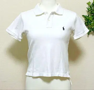 471 M 랄프 로렌 상의 피케 셔츠 면100% 반팔 깔끔한 옷깃