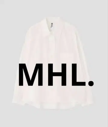 마가렛 호웰 GARMENT DYE COTTON POPLIN 셔츠 1